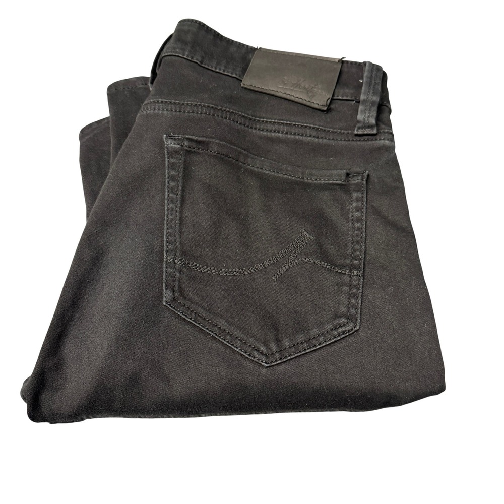 34 Heritage Jeans Mens 32x34 (32x33 ACTUAL) Courage Black Denim‎ Straight
